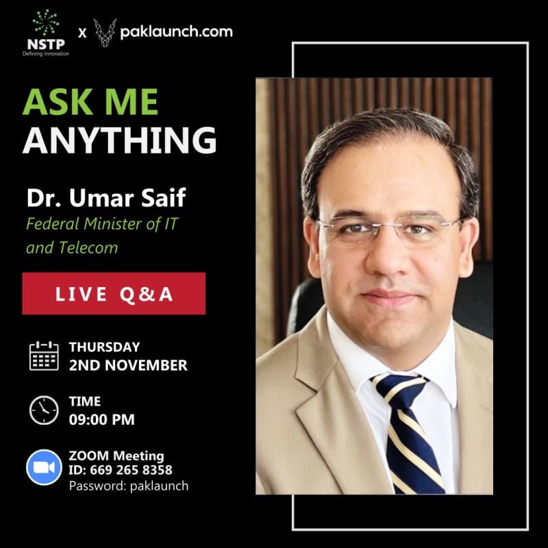 Ask me anything: Webinar with Dr. Umar Saif - MOITT