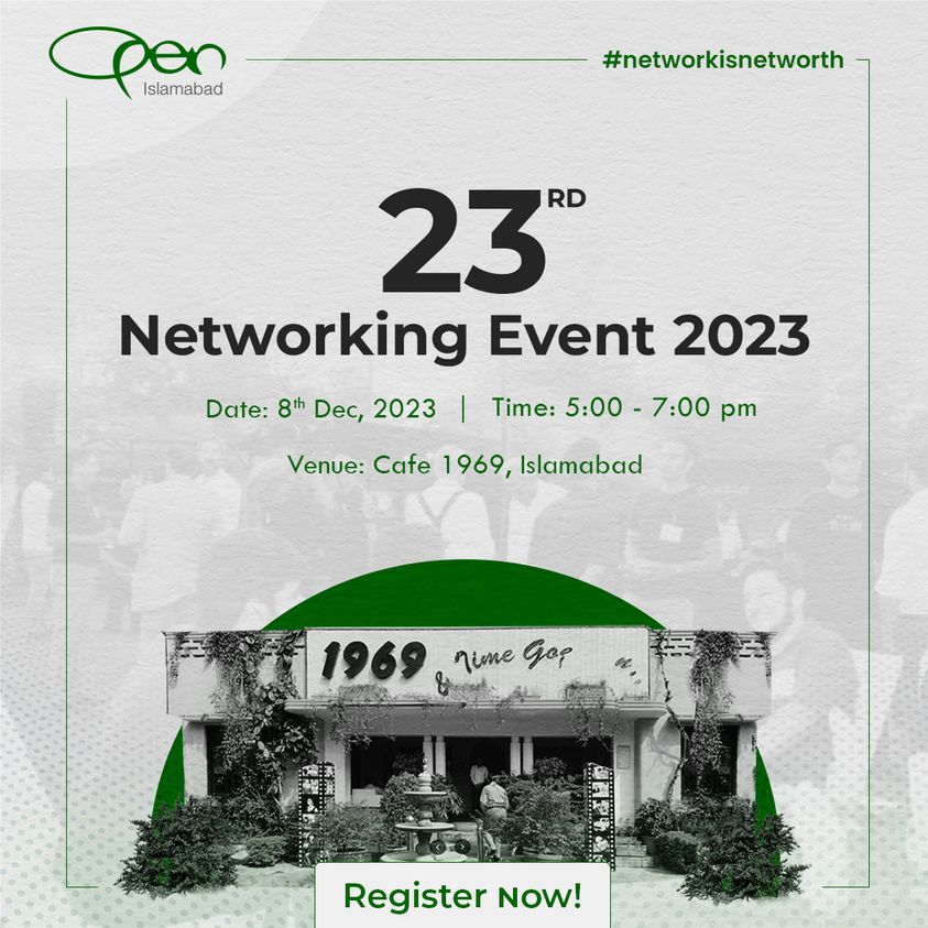 OPEN Islamabad's 23rd Networking Event for Tech Innovators