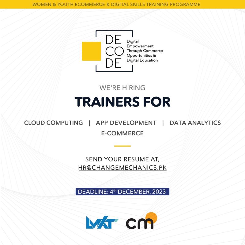 Trainers Wanted: for Digital Skills Programme!