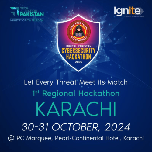 Karachi, the Countdown Begins NOW for Cybersecurity Hackathon 2024!