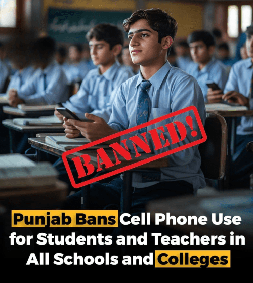 Punjab Bans Mobile Phones in Schools to Boost Focus and Discipline