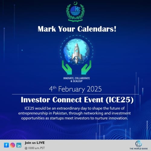 Investor Connect Event 2025 (ICE25) – Pakistan’s Startup Revolution Begins!