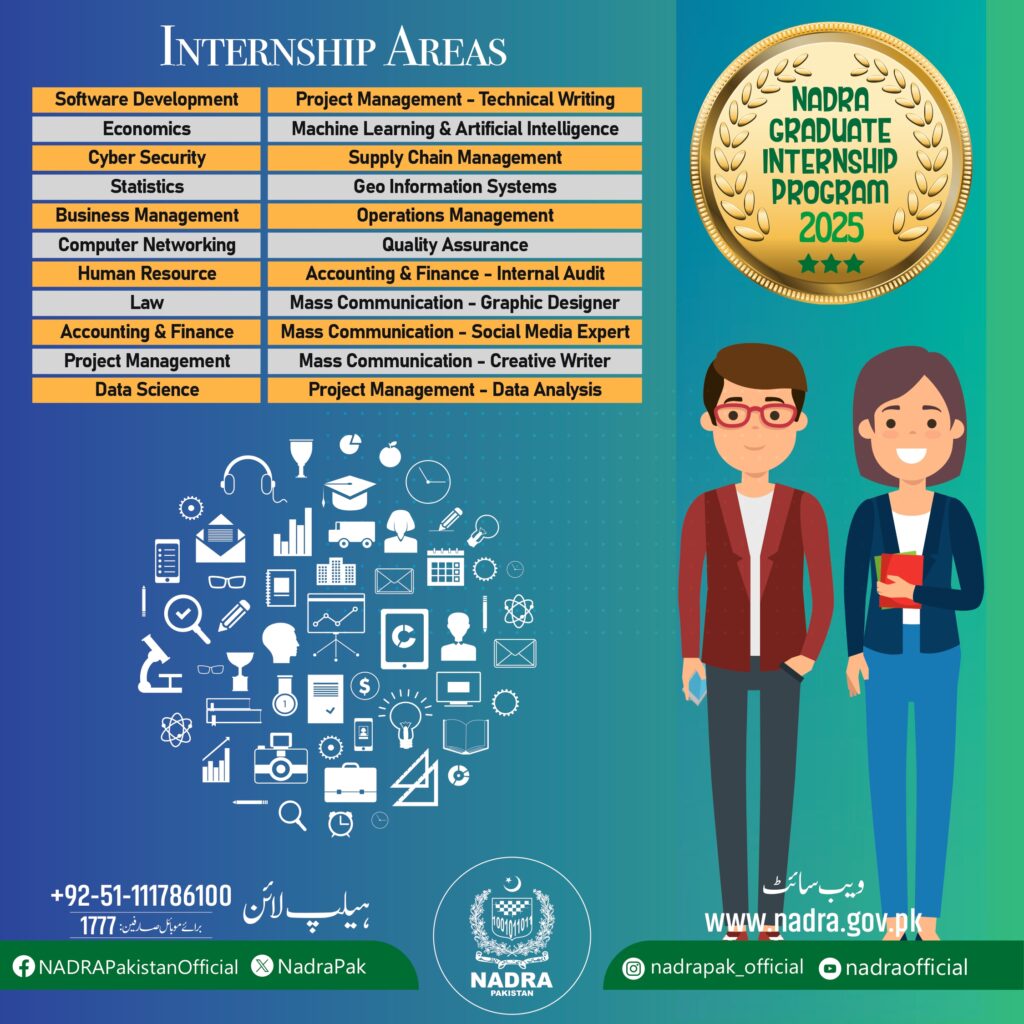 NADRA Graduate Internship Program 2025 – Apply Now! — TecSpectrum