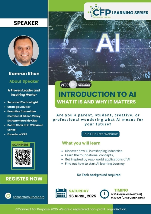 Free AI Webinar by Connect For Purpose — April 26, 2025