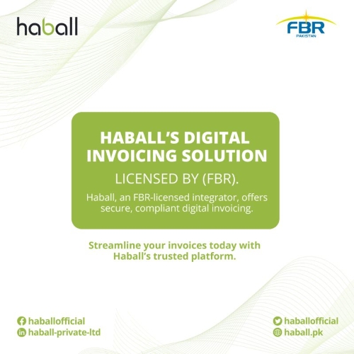Haball Launches FBR-Licensed Digital Invoicing Platform for Corporates