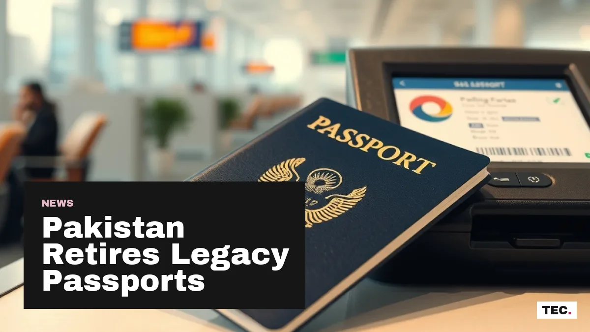 Pakistan to End Machine-Readable Passports and Shift Fully to E-Passports