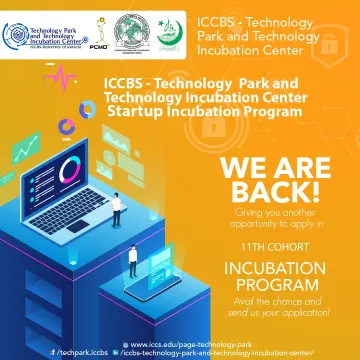 Join the Innovation Ecosystem: ICCBS Technology Park's Incubation Program - 11th Cohort Incubation Program