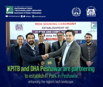Empowering Peshawar's Tech Ecosystem: KPITB and DHA Collaborate to Launch Innovista IT Park