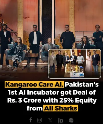 Kangaroo Care AI Shines on Shark Tank Pakistan with ₹3 Crore Deal