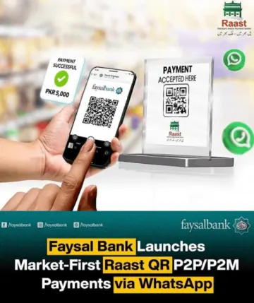Faysal Bank Revolutionizes Payments with RAAST QR Pay on WhatsApp