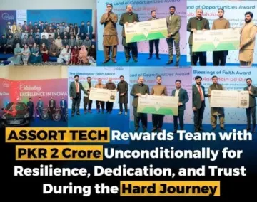 ASSORT TECH Rewards Team with PKR 2 Crore: A Tribute to Resilience and Dedication