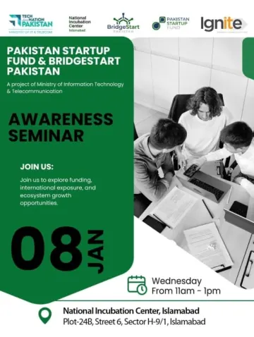 Unlock Your Startup's Full Potential: Join the NIC Islamabad Awareness Seminar