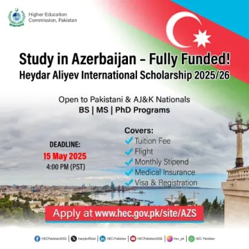 Fully Funded Heydar Aliyev Scholarship 2025–26 – Study in Azerbaijan!