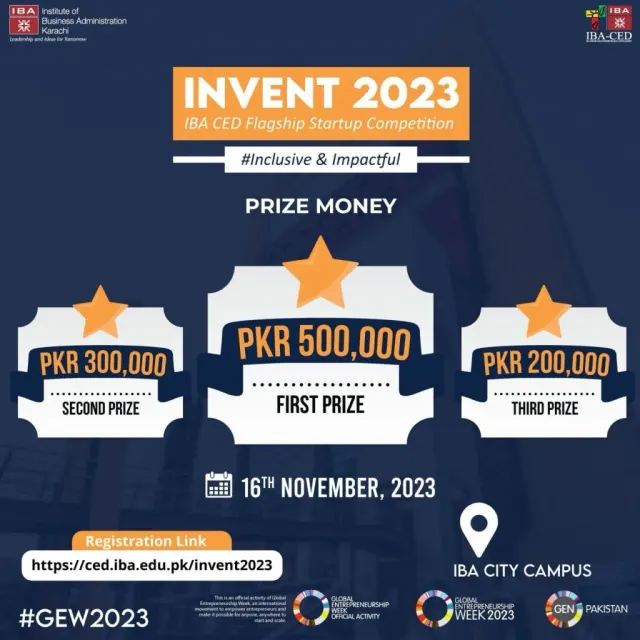 IBA CED INVENT 2023: Ignite Your Startup Journey