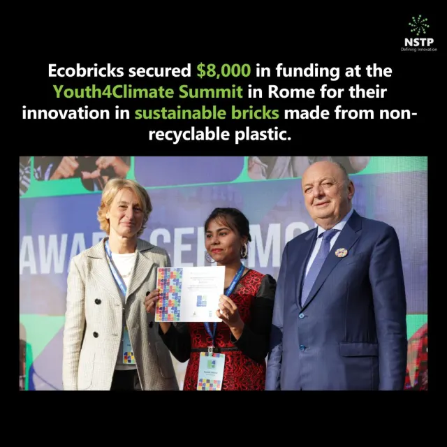 EcoBricks - Turning Plastic Waste into Sustainable Building Materials with an $8,000 Boost