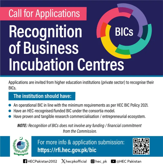 Call for Applications: Recognition of BICs