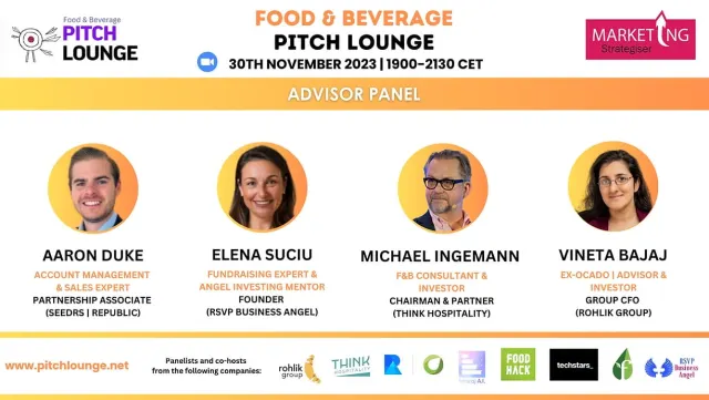 Fuel Your Startup Journey at Food & Beverage Pitch Lounge!