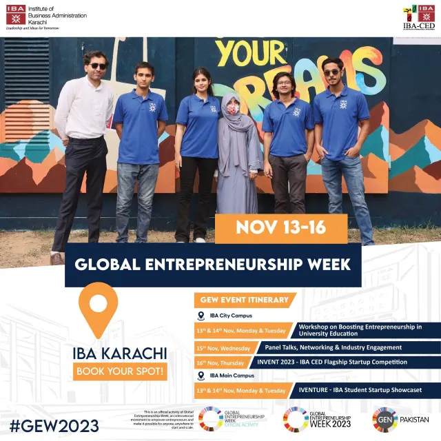 IBA - CED Presents: Global Entrepreneurship Week - Inclusive and Impactful!