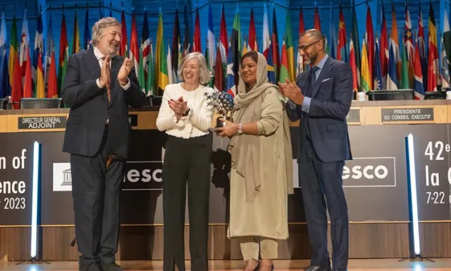 Pakistani teacher Sister Zeph wins $1m Global Teacher Prize 2023
