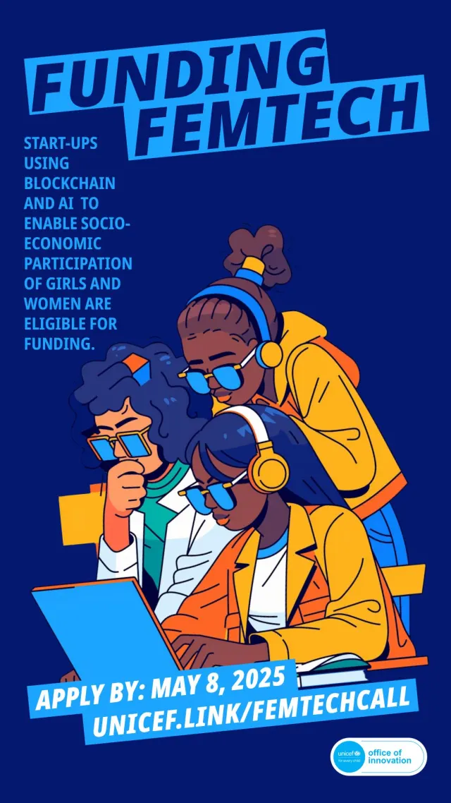 Empowering Fem Tech Startups: UNICEF Venture Fund Offers Equity-Free Funding!