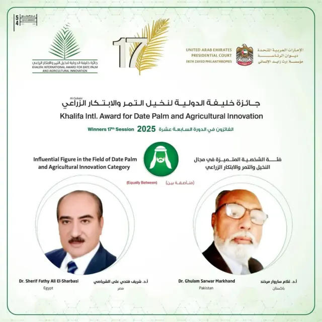 Pakistani Scientist Wins Global Recognition for Agricultural Innovation