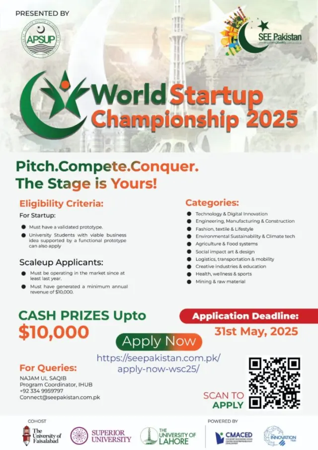 World Startup Championship 2025: Pitch, Compete & Conquer!