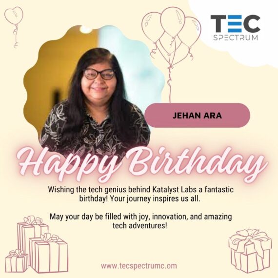 Happy Birthday, Jehan Ara - The Tech Trailblazer!