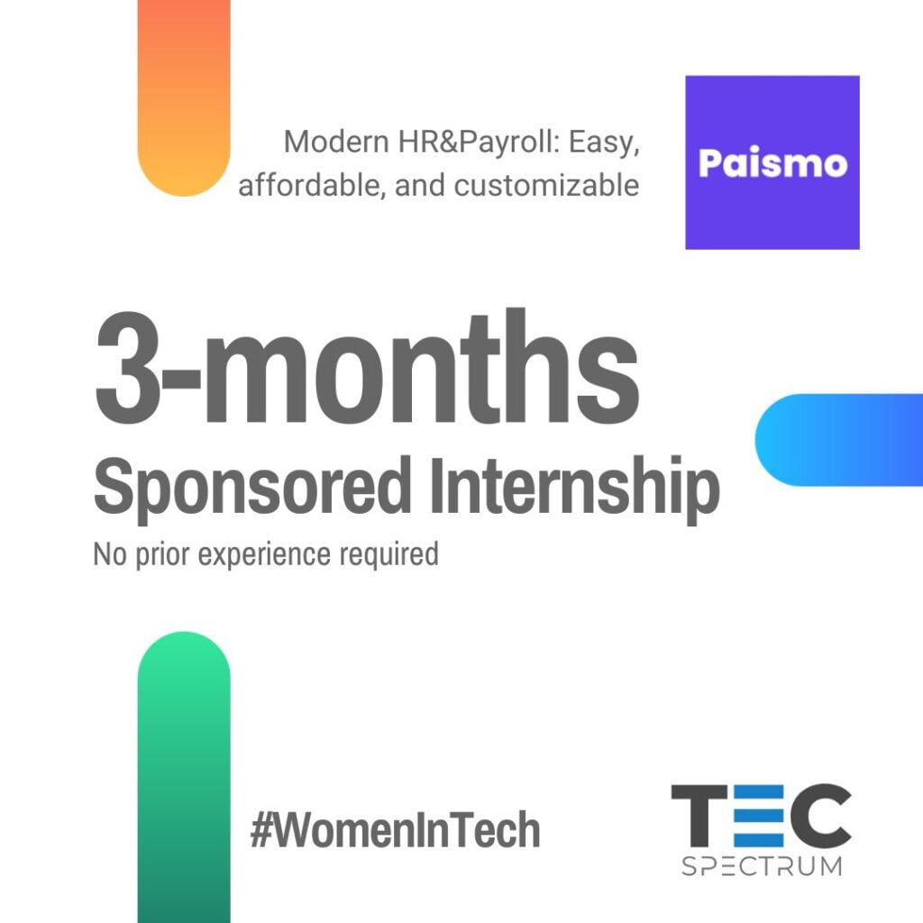Paismo's Women-In-Tech Internship Program Launch