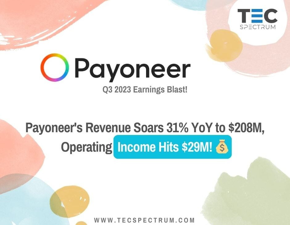 Payoneer - Q3 2023 Earnings Blast!