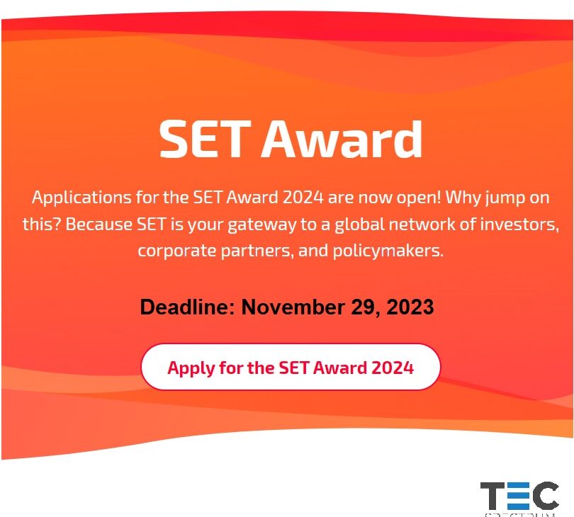 Start Up Energy Transition Award 2024