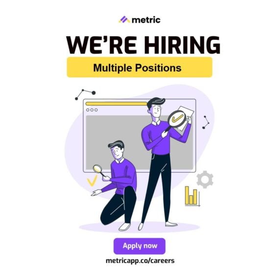 we are hiring - metric app