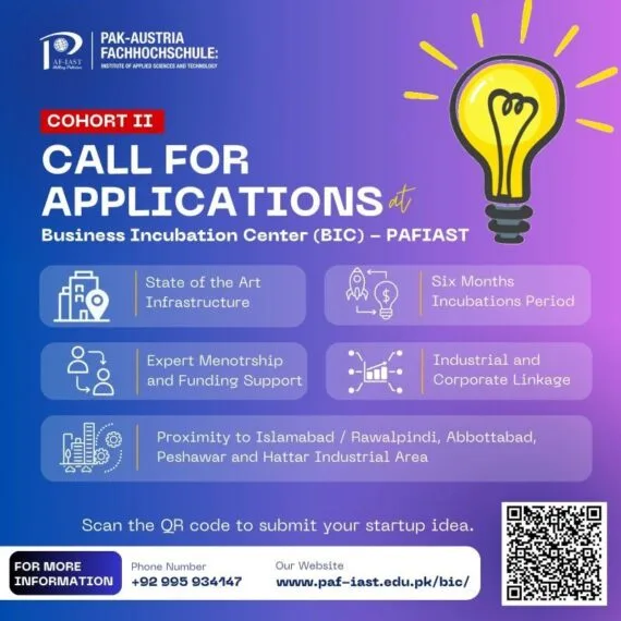 Apply for BIC Pak Austria’s 2nd Cohort – Elevate Your Startup