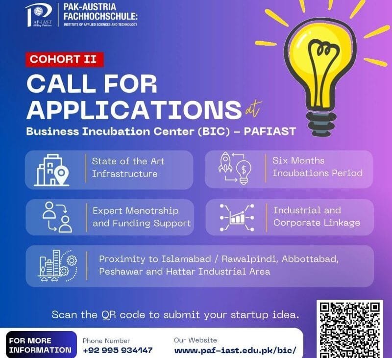 Apply for BIC Pak Austria’s 2nd Cohort – Elevate Your Startup