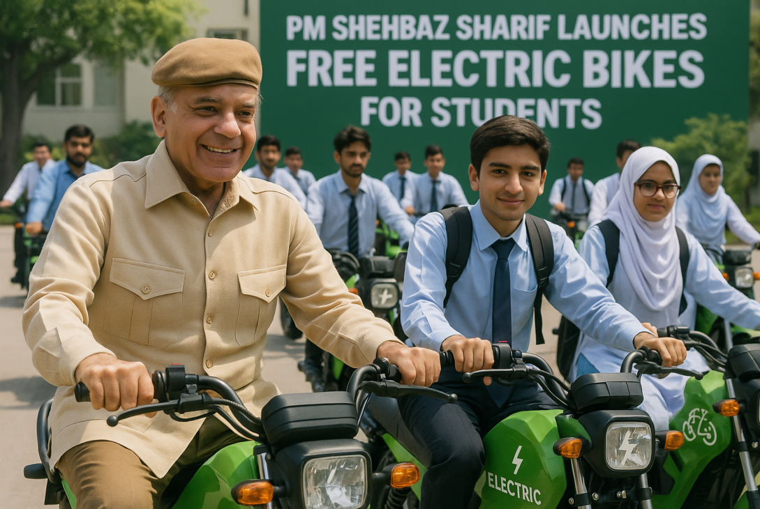PM Shehbaz Sharif’s Free Electric Bikes for Students in 2025