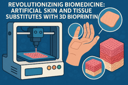Revolutionizing Biomedicine: Artificial Skin and Tissue Substitutes with 3D Bioprinting